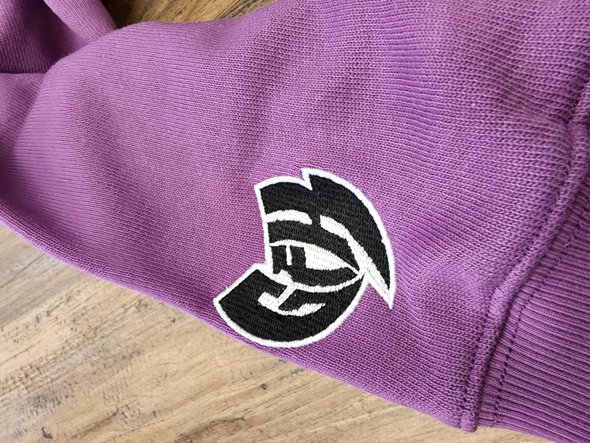 Purple GHOSTFACE Embossed Hoodie Couture Fit – GFK