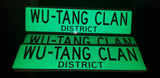 WU-TANG CLAN STREET SIGN