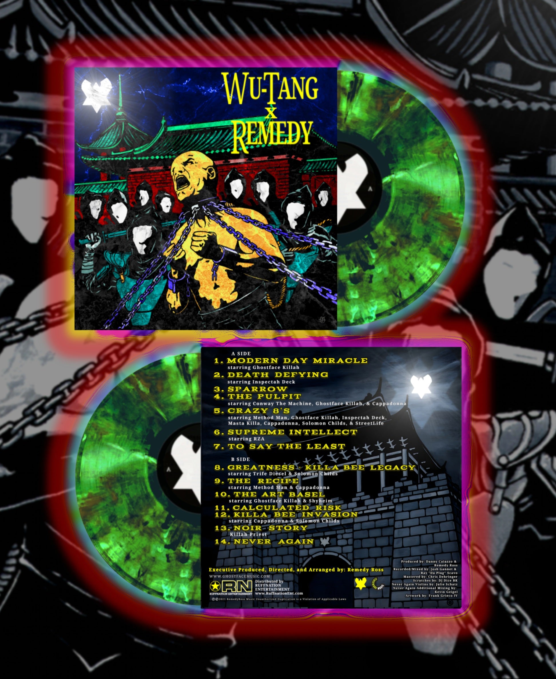 Remedy Meets WuTang - Alternate Green Vinyl Bundle
