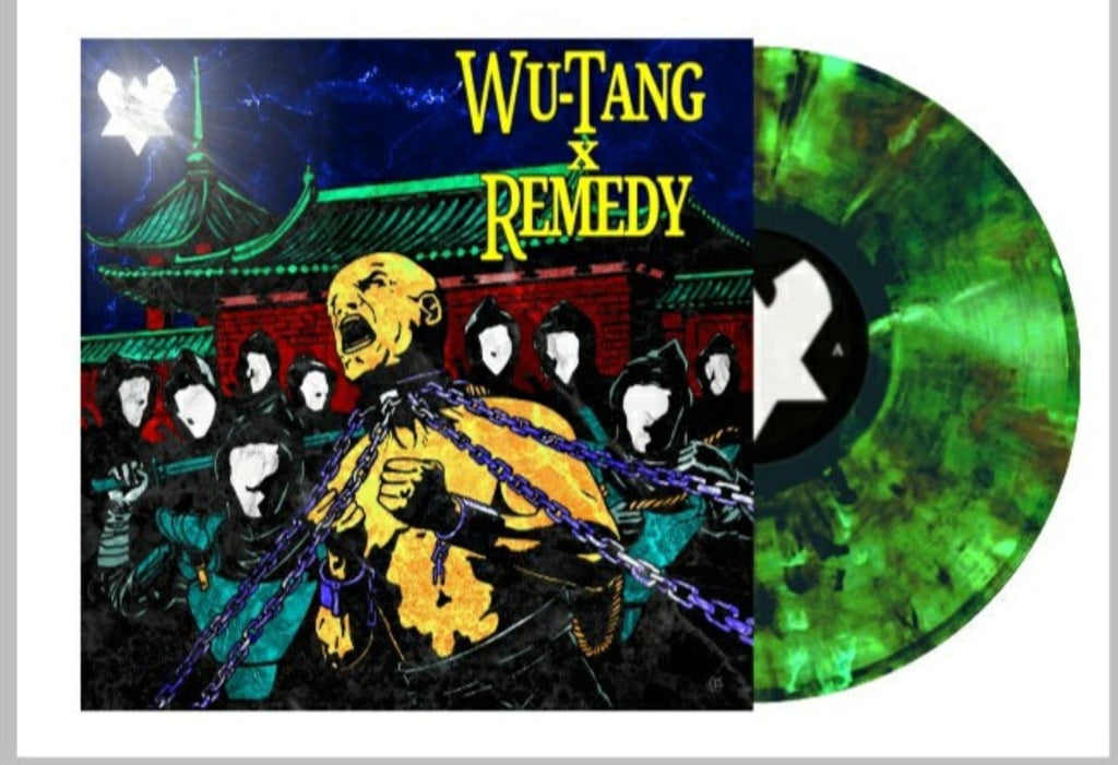 Remedy Meets WuTang - Alternate Vinyl - (Green vinyl) (only 250 available)  Includes a FREE Remedy Meets WuTang Pin  Includes a FREE Wu Lanyard  We DO NOT ship to P.O. Boxes