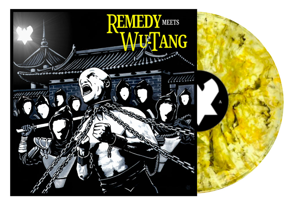 Remedy Meets WuTang Deluxe Vinyl - (yellow vinyl) (only 250 available)  Includes a FREE Remedy Meets WuTang Pin  Includes a FREE Wu Lanyard  We DO NOT ship to P.O. Boxes