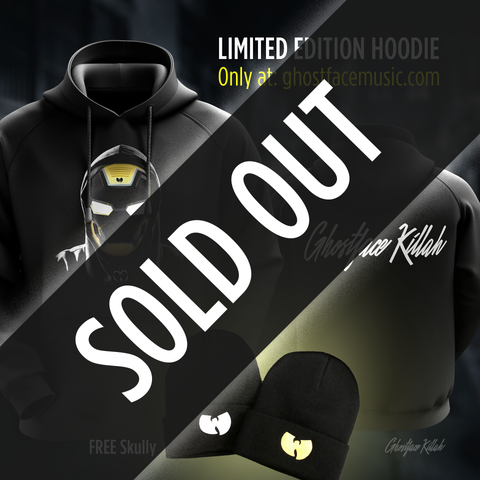 Ghostface Killah Limited Edition Must Have HOODIE & FREE Wu Skully