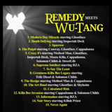 Remedy Meets WuTang CD